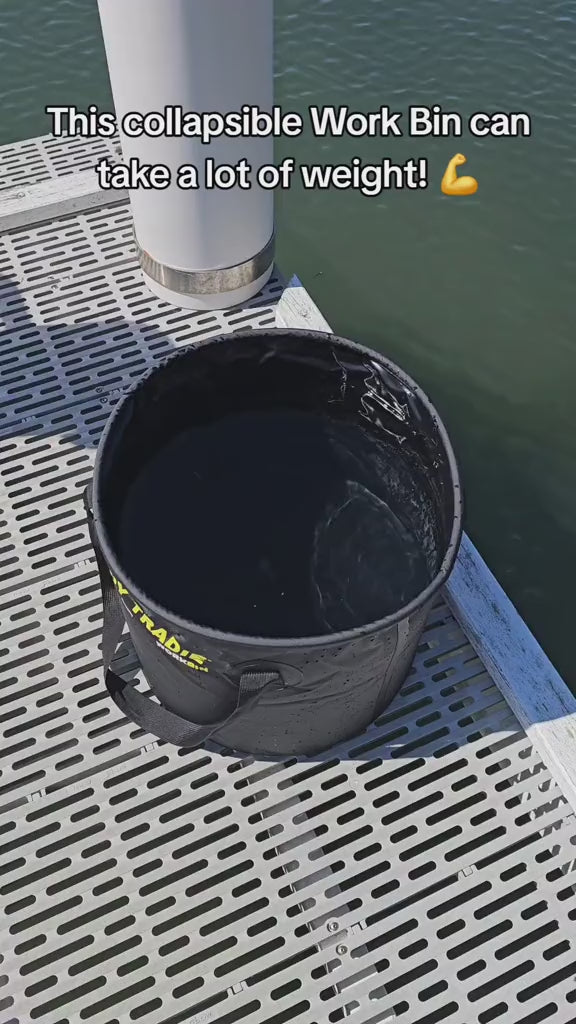 TIDY TRADIE Collapsible work bin video