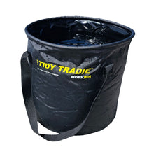 Load image into Gallery viewer, The Tidy Tradie Work Bin - Large colapsible bucket for plumbers, electricians and carpenters.
