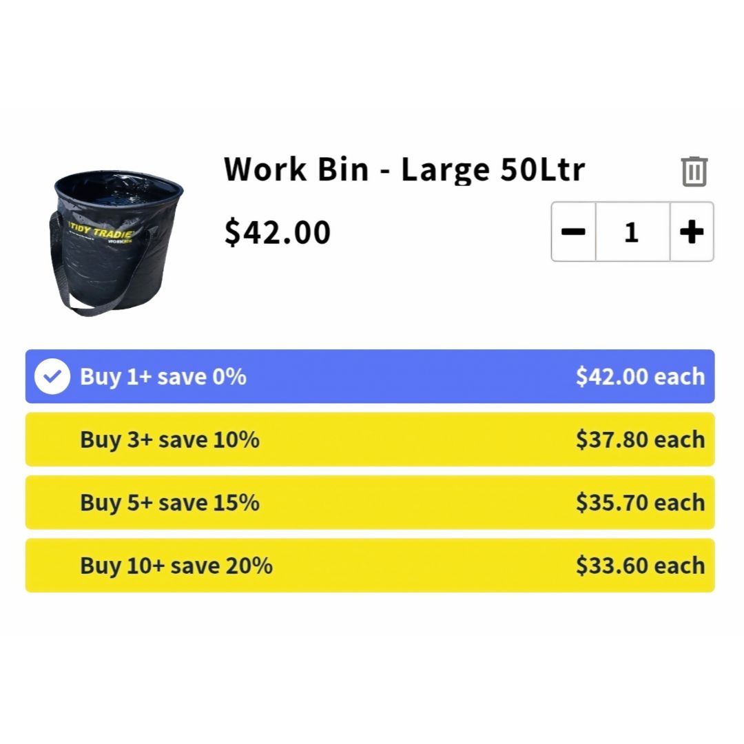 Work Bin - Large 50Ltr