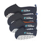 4 sizes of Australian cleanboot covers worn by professional tradies.