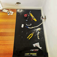 Load image into Gallery viewer, Medium size Tidy Tradie work mat essential for electricians.
