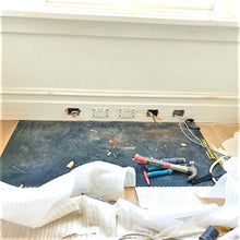 Load image into Gallery viewer, Large size tidy tradie work mat used by an electrician to save the floor from being damaged.
