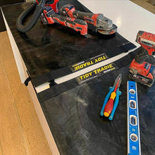 Load image into Gallery viewer, Tidy Tradie Work Mats used to protect the kitchen bench top by Miles Astley Electrical
