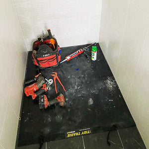 Large size Tidy Tradie Work Mat for plumbers.